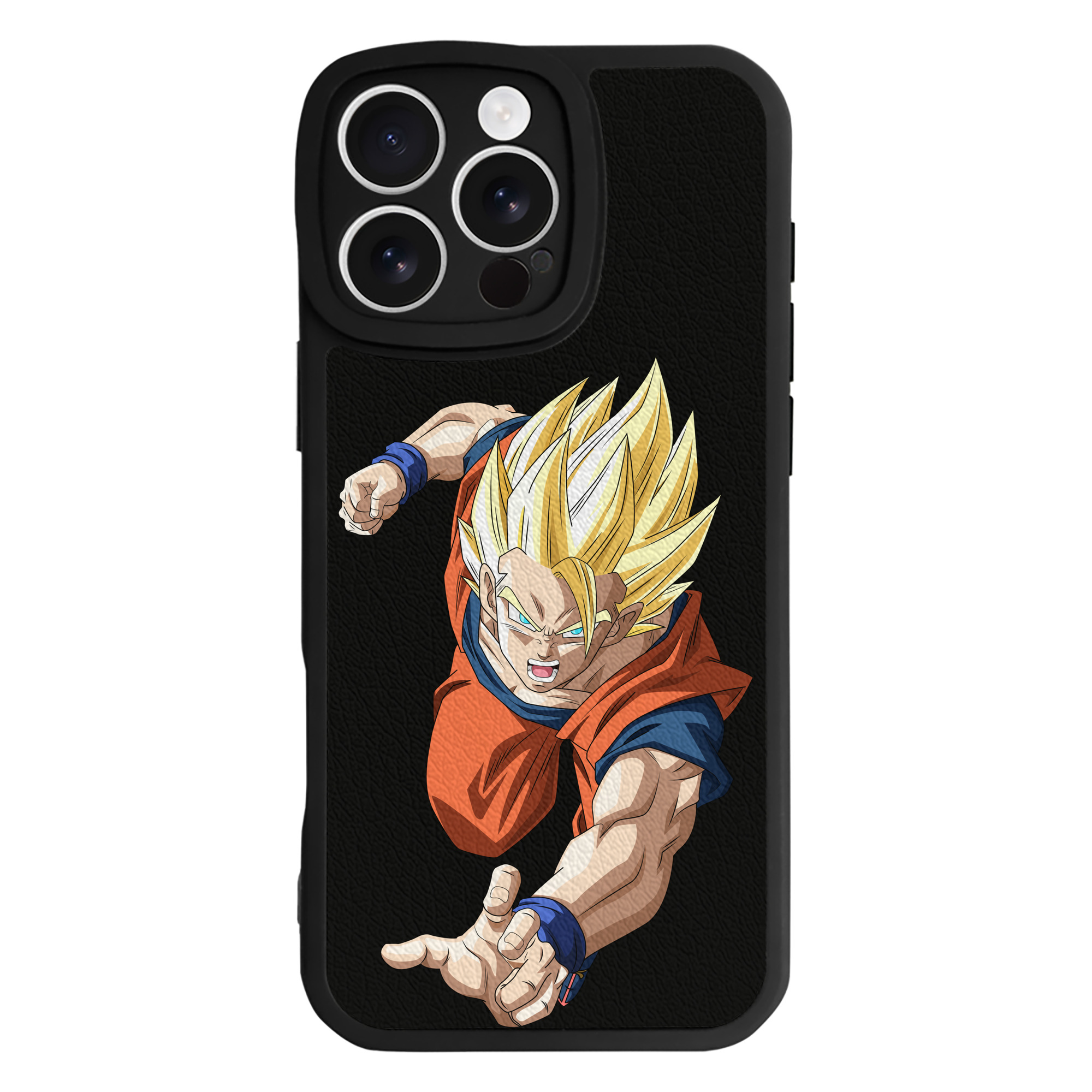 （画像用） ドラゴンボール 孫 悟飯（そんごはん）DRAGON BALL Son Gohan 【iPhone 16シリーズ対応】シリコンスマホケース（レザー調） 材質：シリコン